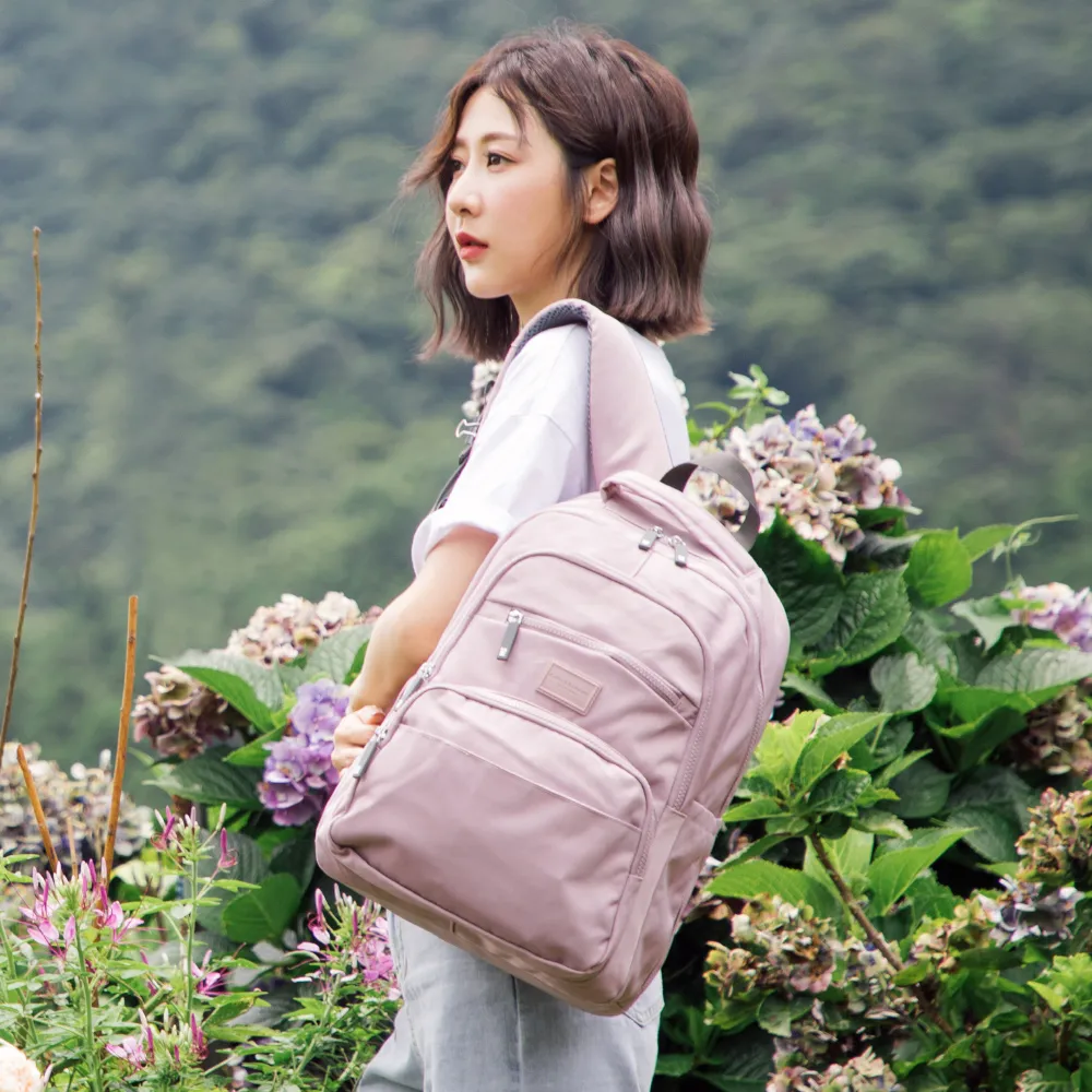 【金安德森】輕甜旅程 多功能隔層大款後背包-黑色 歷史價格詳細信息