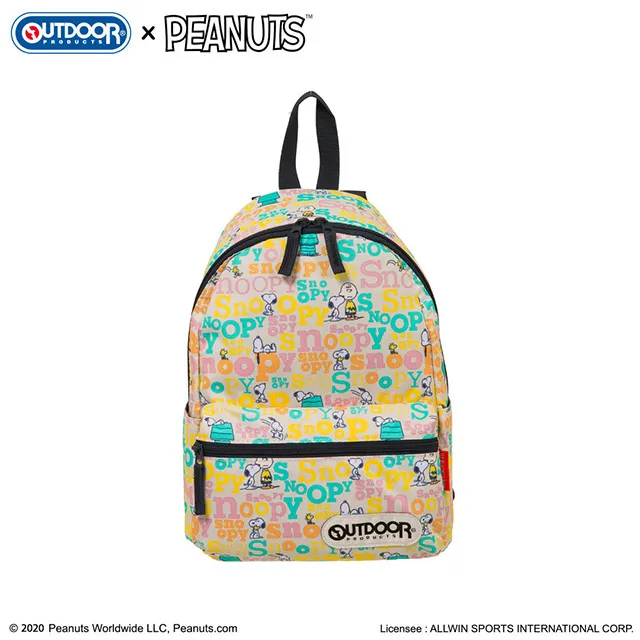 【OUTDOOR】SNOOPY聯名款後背包-黃色 ODP19G02YL 歷史價格詳細信息