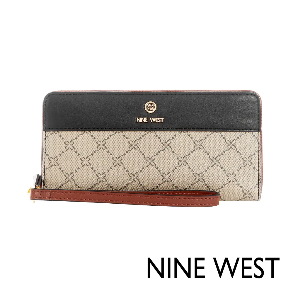 NINE WEST LINNETTE LOGO手掛式長夾-咖啡(130346) 歷史價格詳細信息