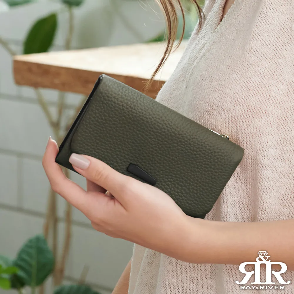 2R 芬芳牛皮Caviar菱格翻蓋斜背長夾 名媛黑 歷史價格詳細信息