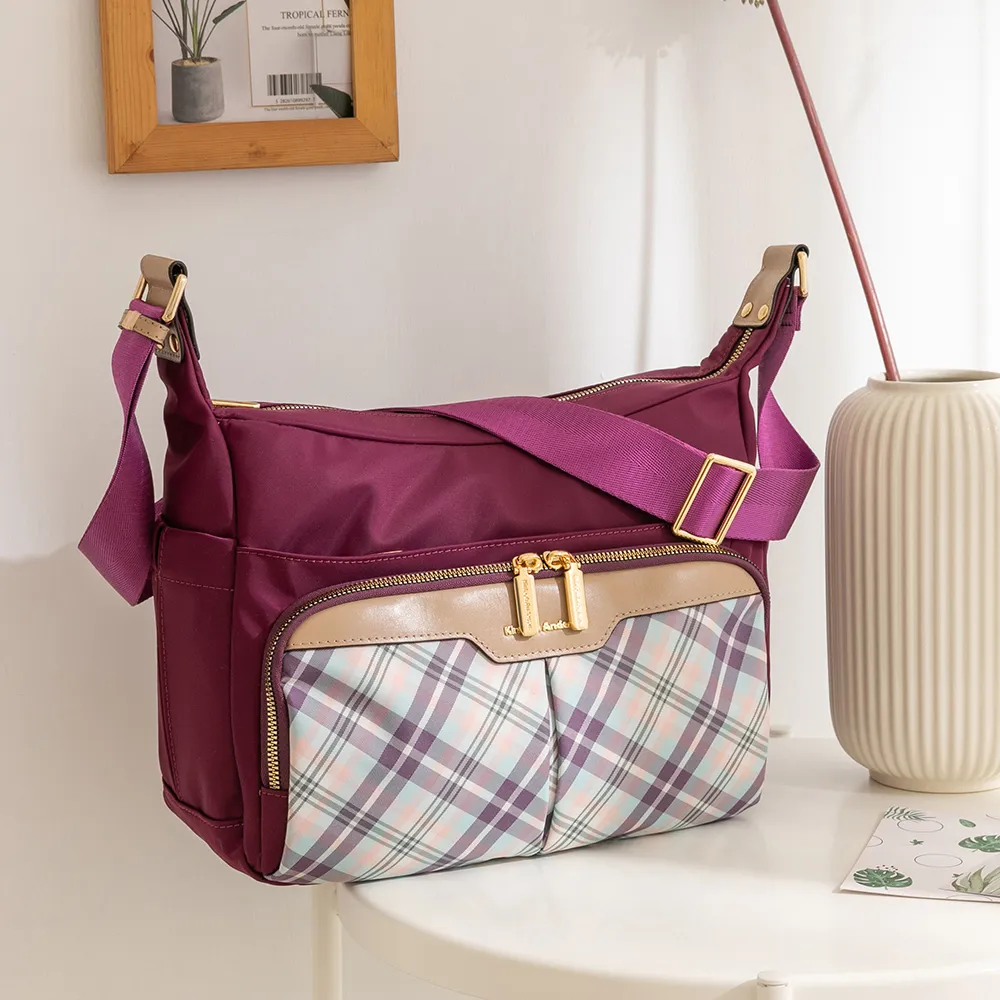 【金安德森】UNIQUE經典格紋 多功能隔層後背包-卡其色 歷史價格詳細信息