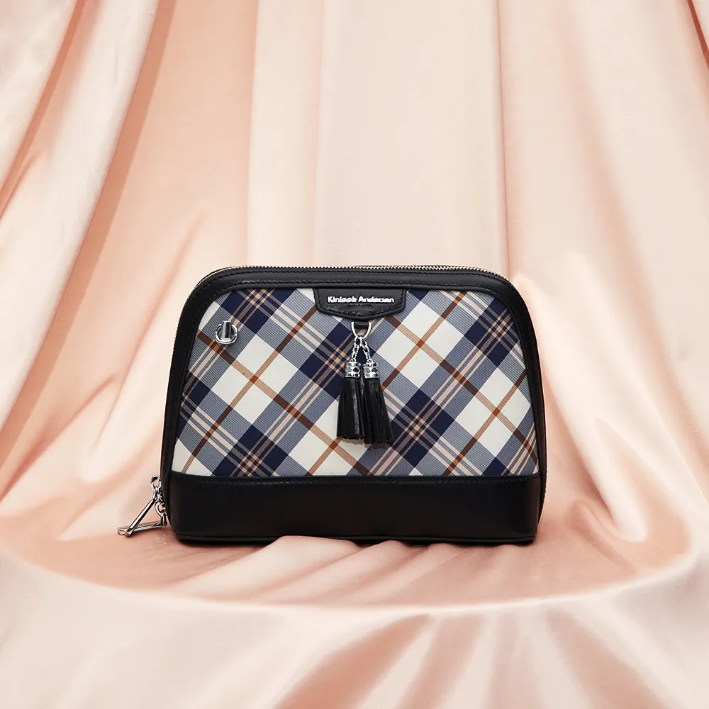 【金安德森】TASSEL 經典格紋貝殼斜側包-黑色 歷史價格詳細信息