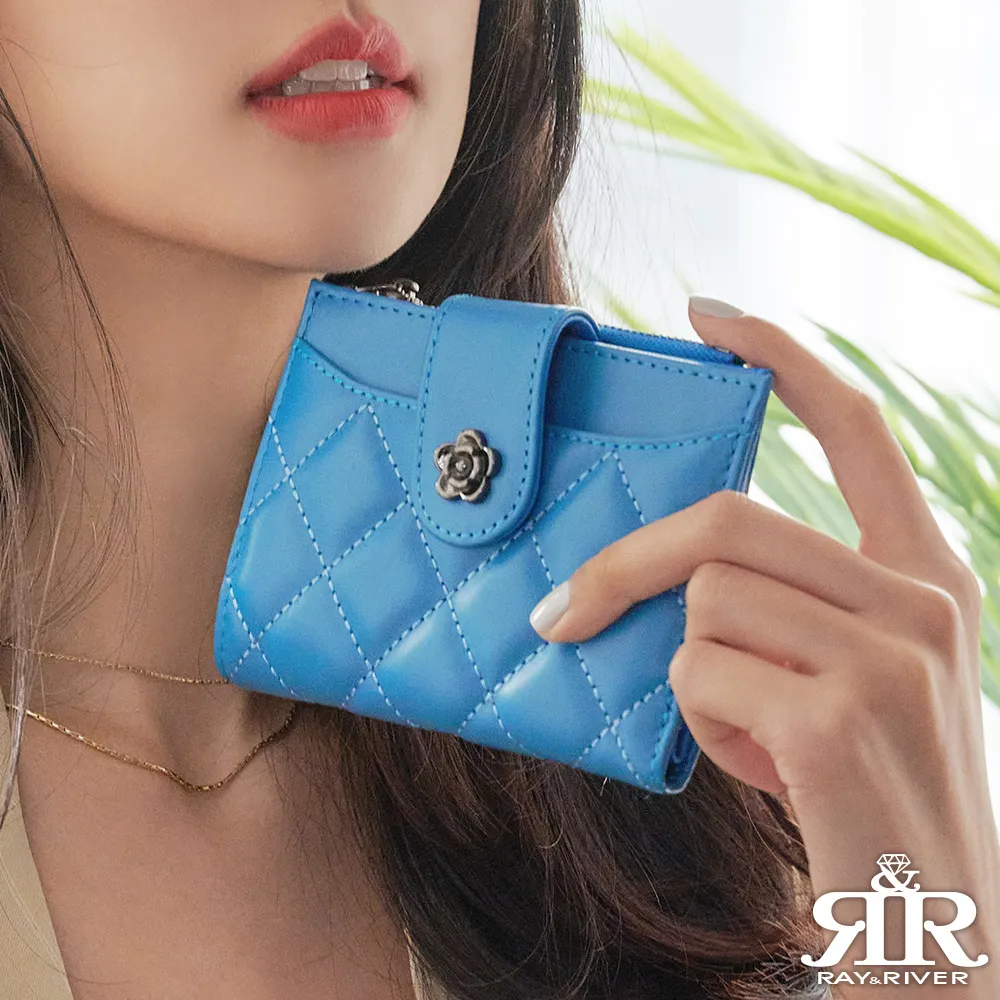 2R 綿霜羊皮 Kerry 菱格風琴卡片短夾 經典黑 歷史價格詳細信息