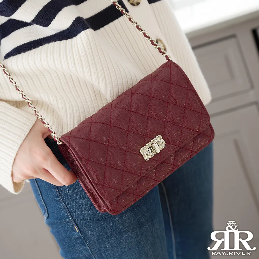 2R 魚子醬牛皮Trendy經典菱格三折短夾 星夜黑 歷史價格詳細信息