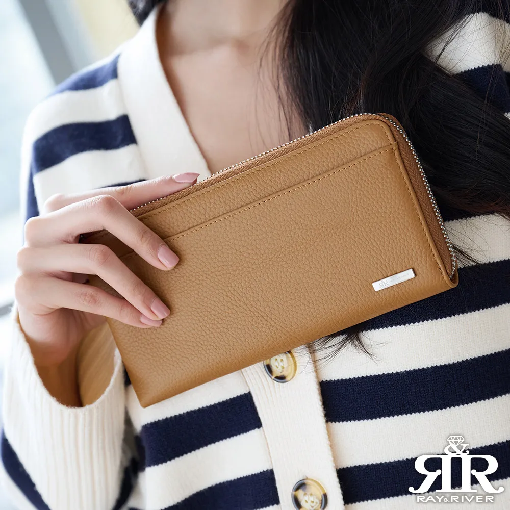 2R 艾樂紋牛皮 Elephat 斜背輕巧長夾 灰卡其 歷史價格詳細信息