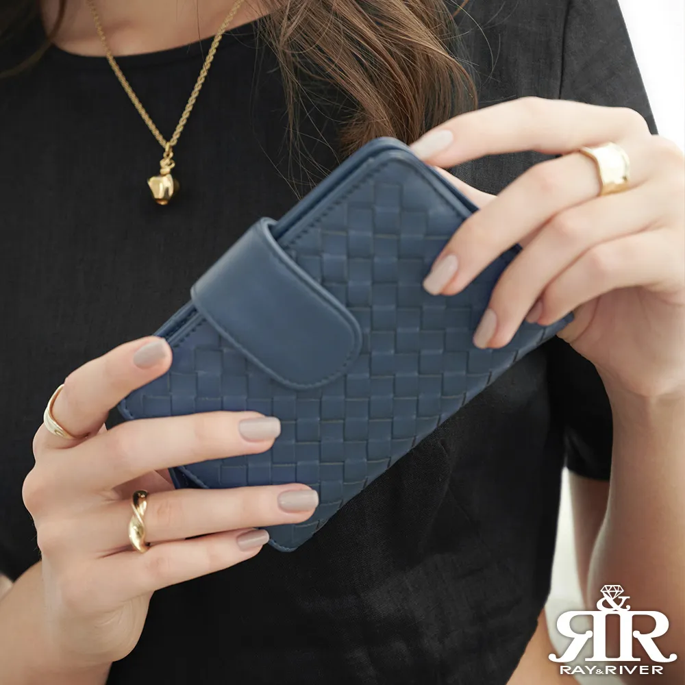 2R 葛瑞絲Grace梭織羊皮三折壓釦中夾 寶石藍 價格比較,價格查詢,歷史價格詳細信息