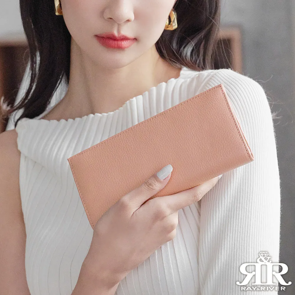 2R Otery頭層牛皮流蘇對折長夾 名媛粉 歷史價格詳細信息