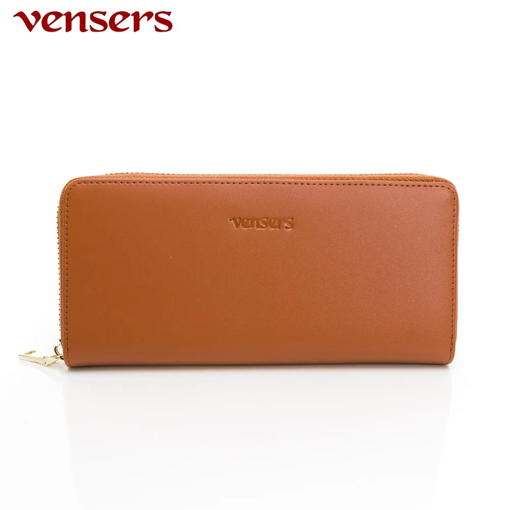 【vensers】小牛皮潮流個性皮夾~(TA887516咖啡長夾) 歷史價格詳細信息
