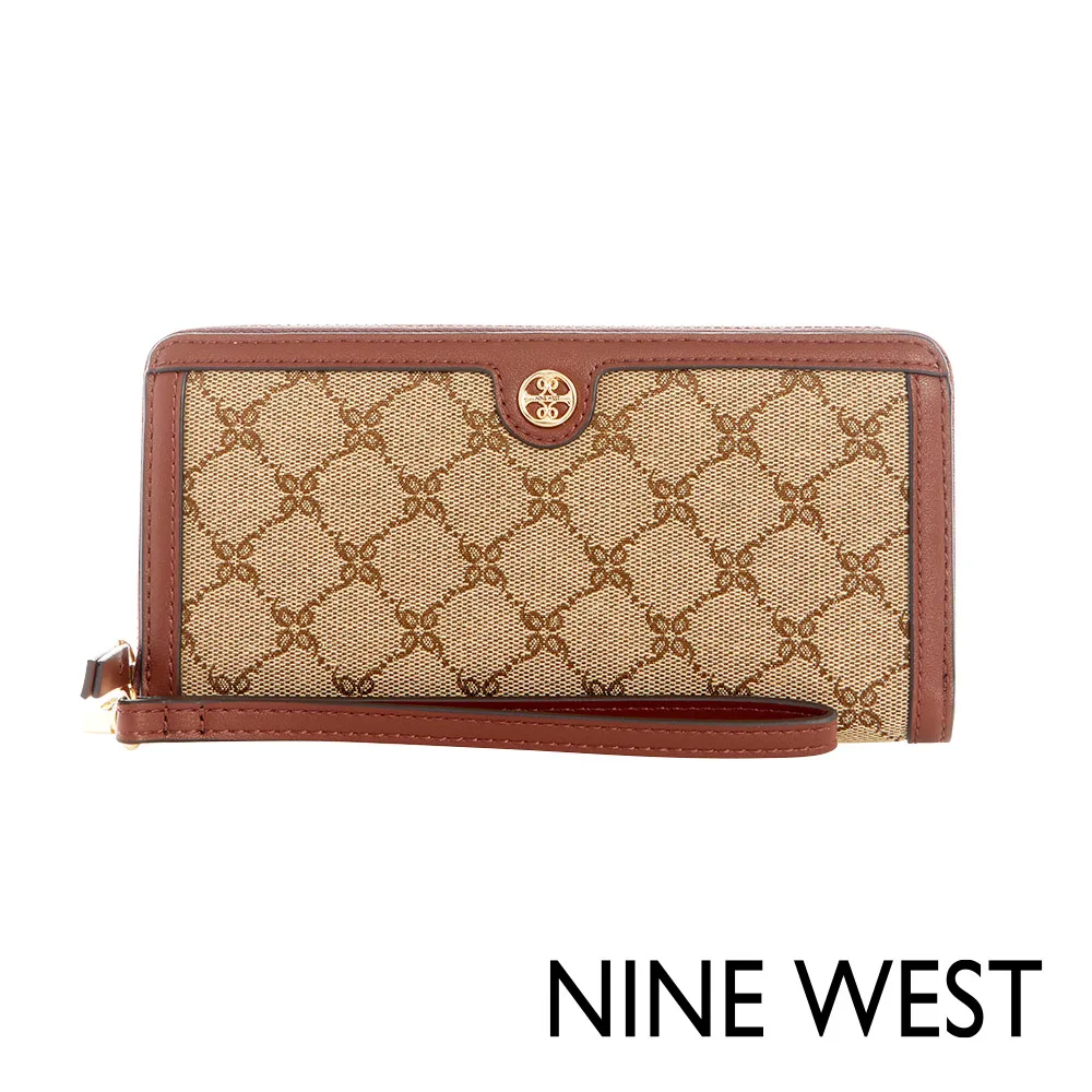NINE WEST KYELLE 經典手掛式長夾-LOGO棕(127246) 歷史價格詳細信息