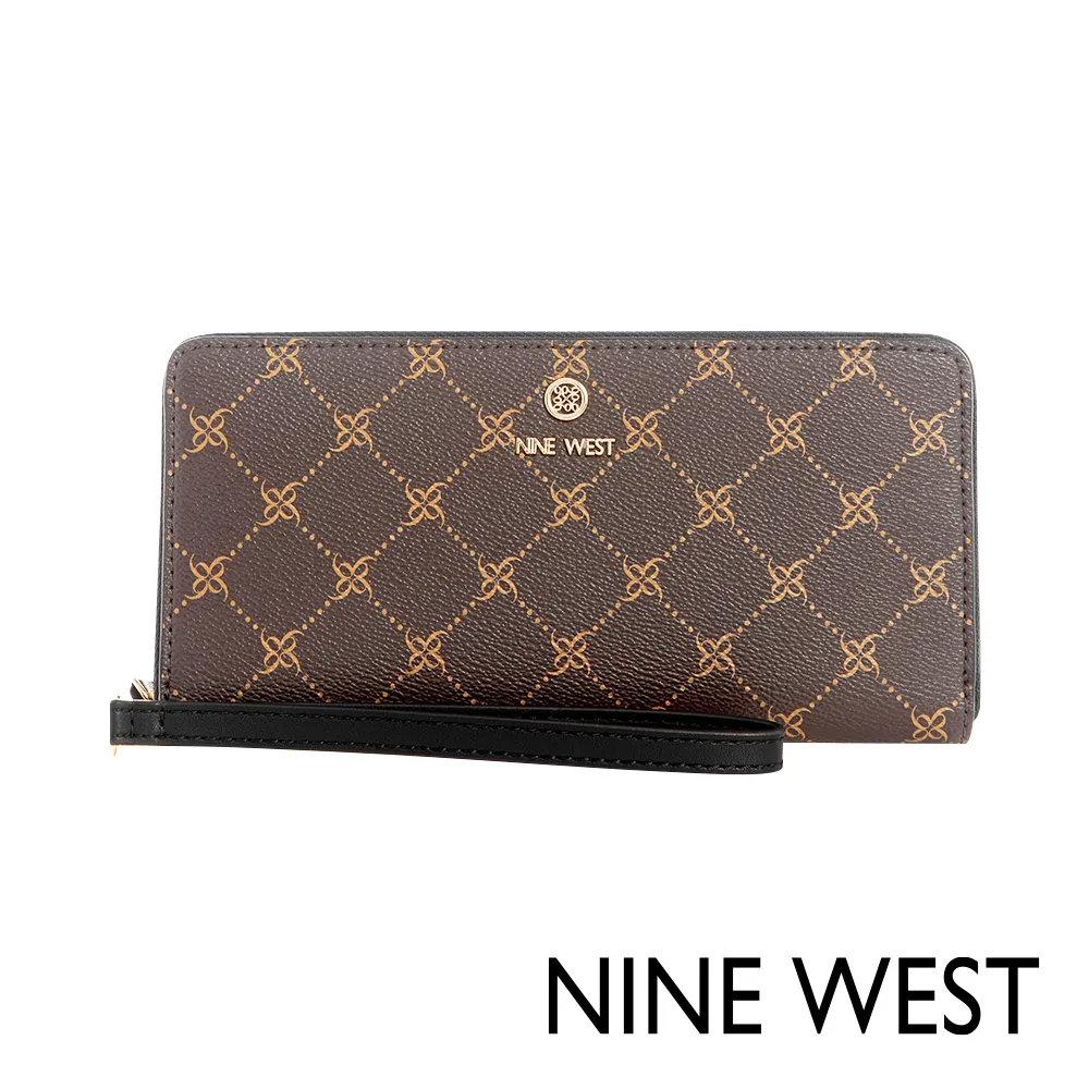 NINE WEST LINNETTE LOGO手掛式長夾-咖啡(130346) 歷史價格詳細信息