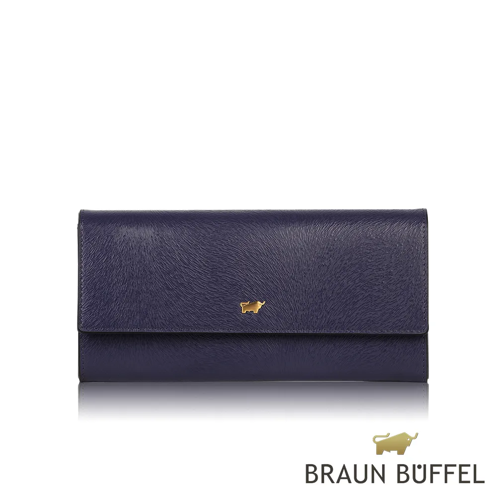 【BRAUN BUFFEL 德國小金牛】台灣總代理 萊納斯 12卡兩折長夾-午夜藍/BF812-621-MNB 價格比較,價格查詢,歷史價格詳細信息