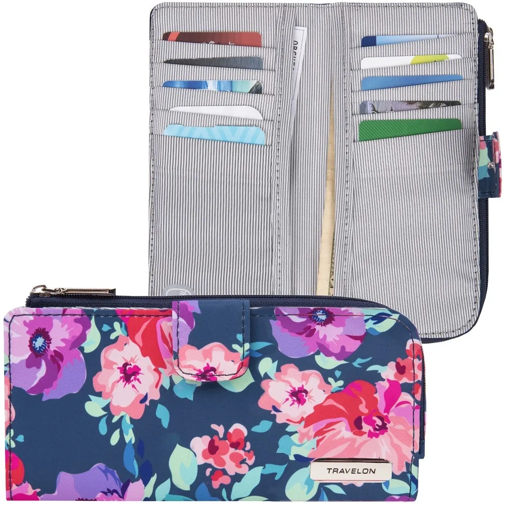 TRAVELON 卡片拉鍊長夾(格紋) 歷史價格詳細信息