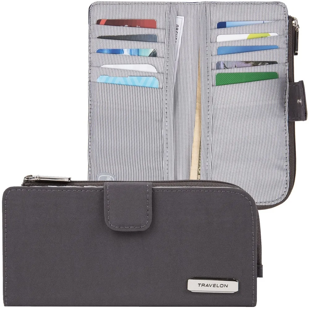 TRAVELON 卡片拉鍊長夾(格紋) 歷史價格詳細信息