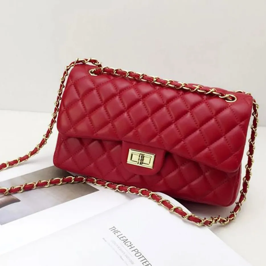 【Sp house】方格拼貼簡約百搭隨身皮革側肩背包(4色可選) 歷史價格詳細信息