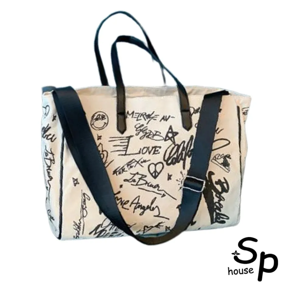 【Sp house】個性印花設計鍊條手提牛皮側背方包 歷史價格詳細信息