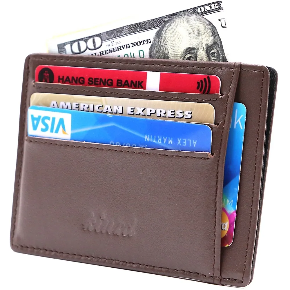 Kinzd 真皮防盜證件卡夾(深藍) 歷史價格詳細信息