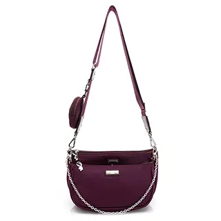 PLAYBOY - 斜背包三件組 尼龍系列 - 卡其色 歷史價格詳細信息