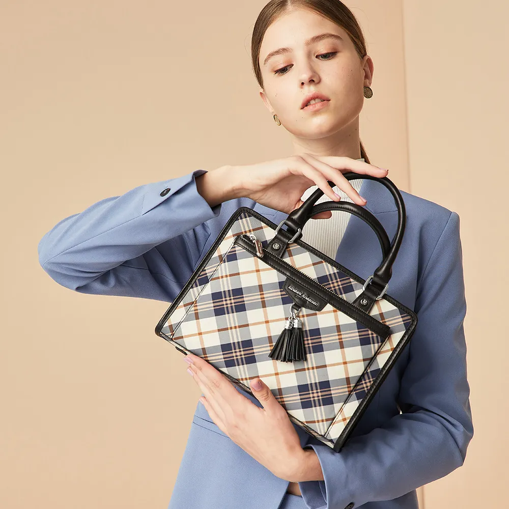 【金安德森】TASSEL 經典格紋小托特包-黑色 歷史價格詳細信息