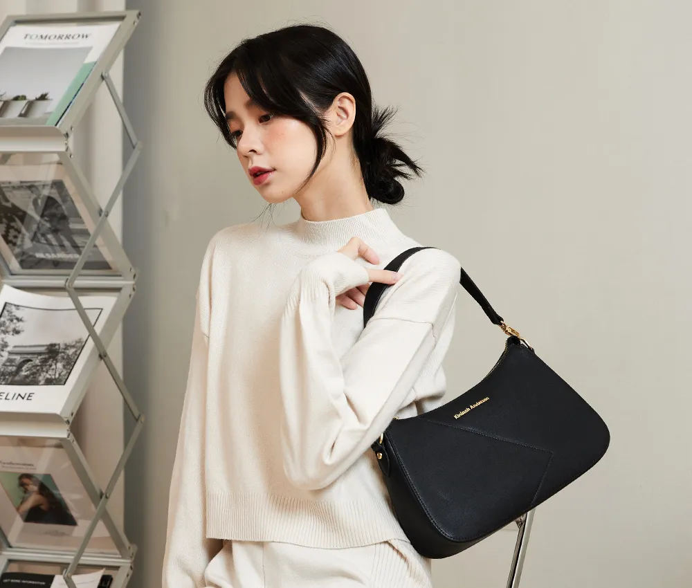 【金安德森】SIBYL不對稱半月型腋下包(3色任選) 歷史價格詳細信息