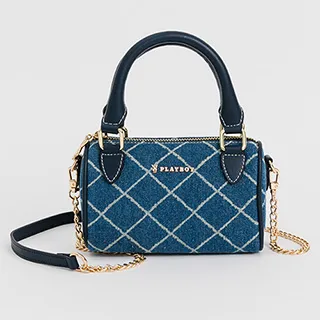 【PLAYBOY】鎖包附長鍊帶 Hot Summer系列(藍色) 歷史價格詳細信息