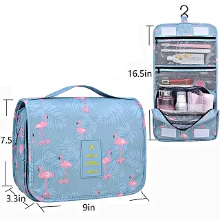 懸掛式盥洗包 旅用收納包 加厚款 火烈鳥化粧品收納包 歷史價格詳細信息