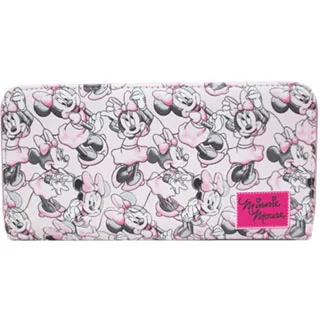 米妮拉鍊皮夾長夾皮包 201071【小品館】 歷史價格詳細信息