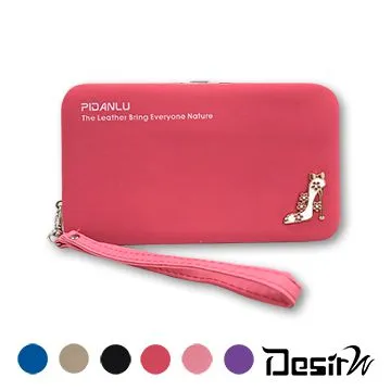 DesirW-鱷魚紋真皮拉鍊零錢風琴12卡包 歷史價格詳細信息