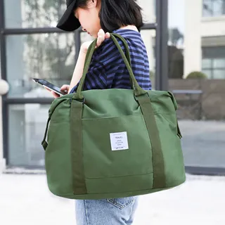 E.City_牛津布手提肩背斜揹三用折疊拉桿袋 歷史價格詳細信息