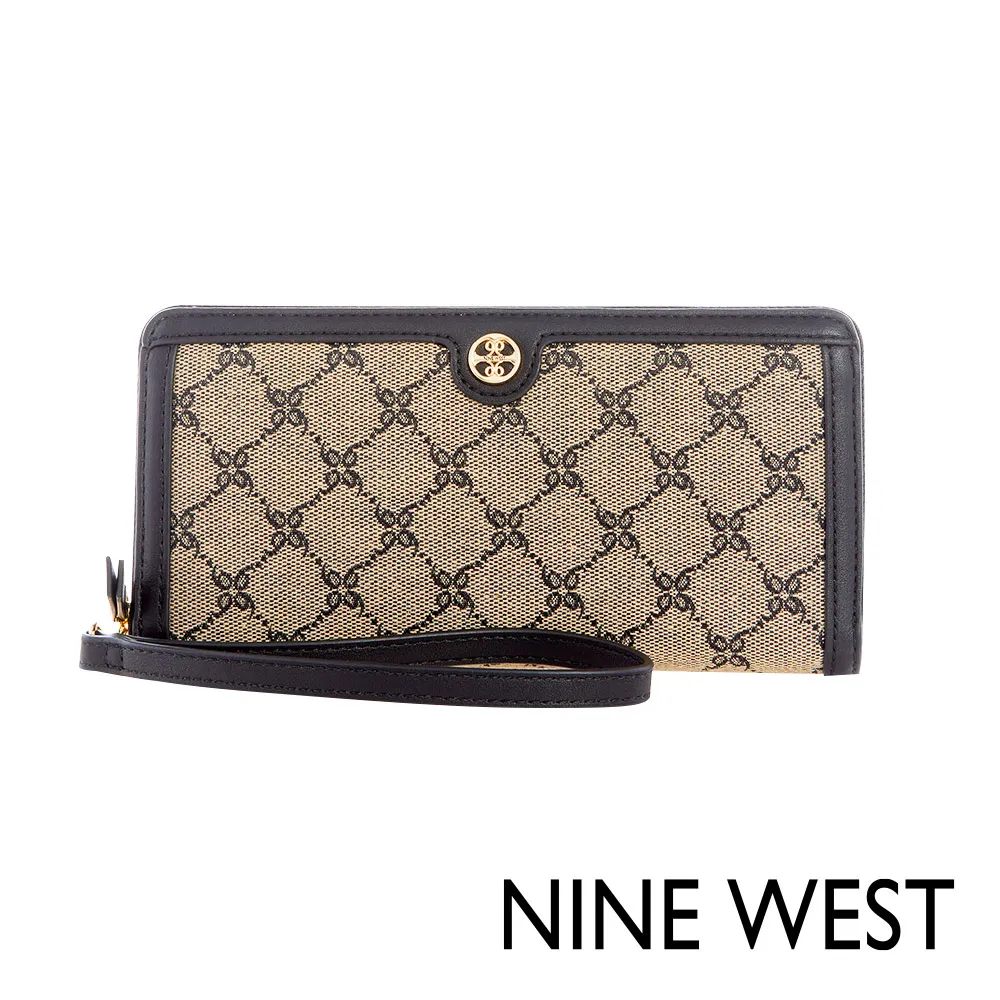 NINE WEST KYELLE 經典手掛式長夾-LOGO棕(127246) 歷史價格詳細信息