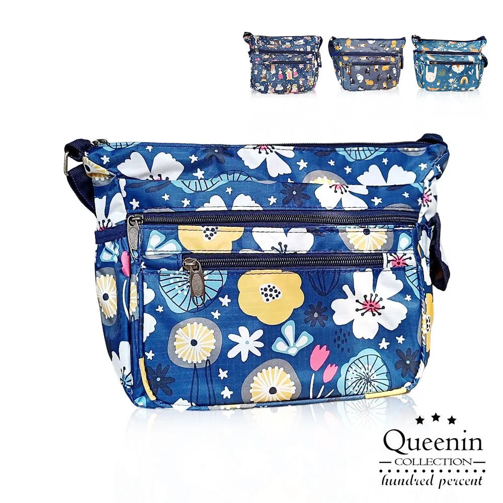 DF Queenin日韓 -韓版街頭小資女多隔層手提側背水餃包 - 多色可選 歷史價格詳細信息