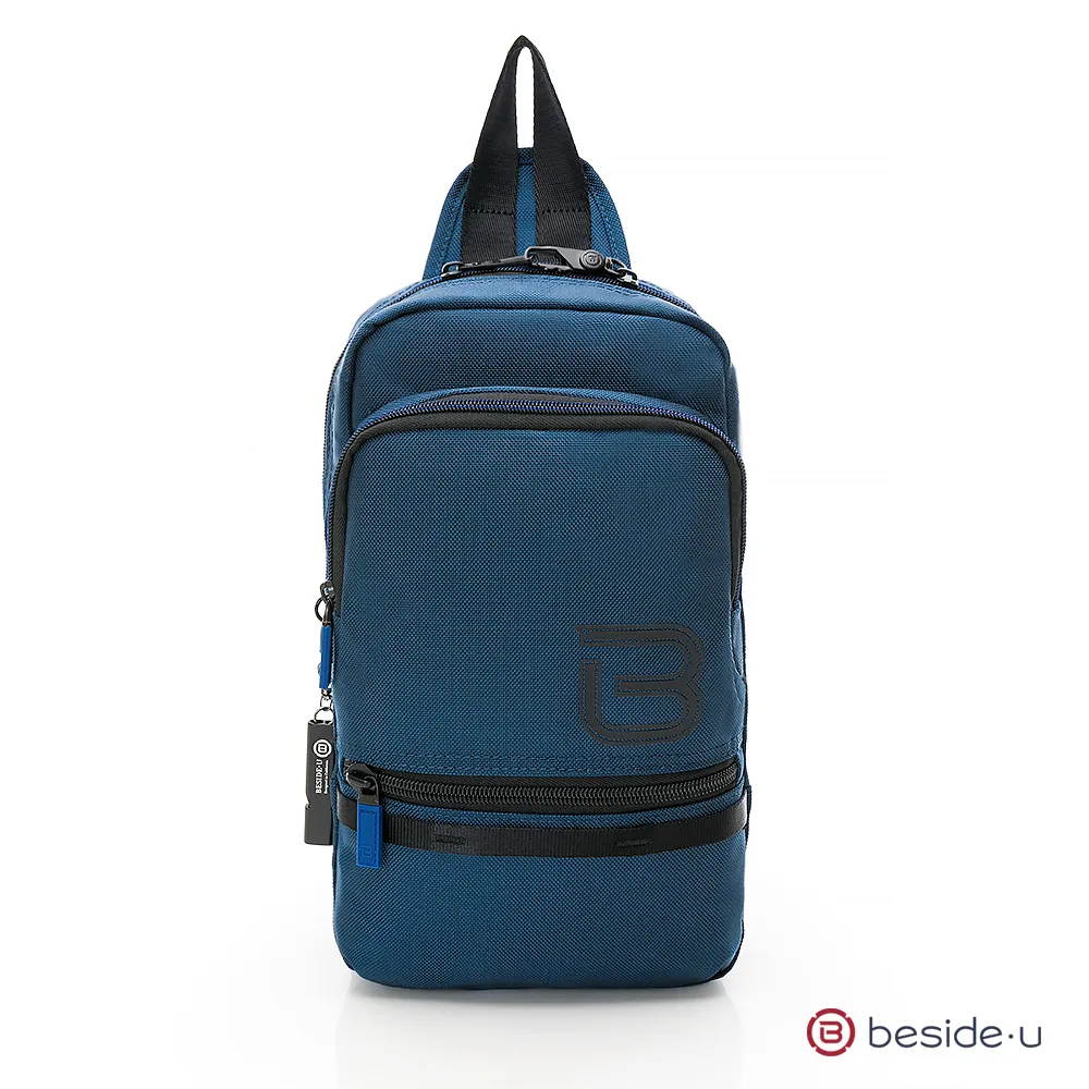 beside u 機能潮流直式側背包 防盜斜背包 輕量小方包 BAPC系列 藍色 歷史價格詳細信息