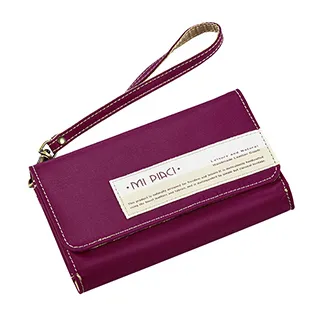 Mi Piaci 革物心語-Jet Set-證件套-布配皮款橫式-1085509-深咖 歷史價格詳細信息