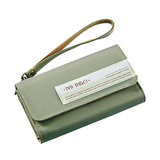 Mi Piaci 革物心語-Jet Set-證件套-布配皮款橫式-1085509-深咖 歷史價格詳細信息