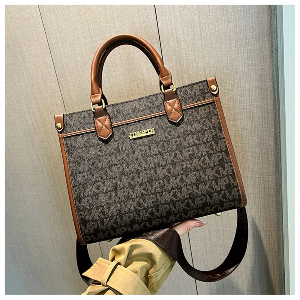 【伊卡柔Ikary】新款時尚百搭真皮女士托特包(6066酒紅) 歷史價格詳細信息