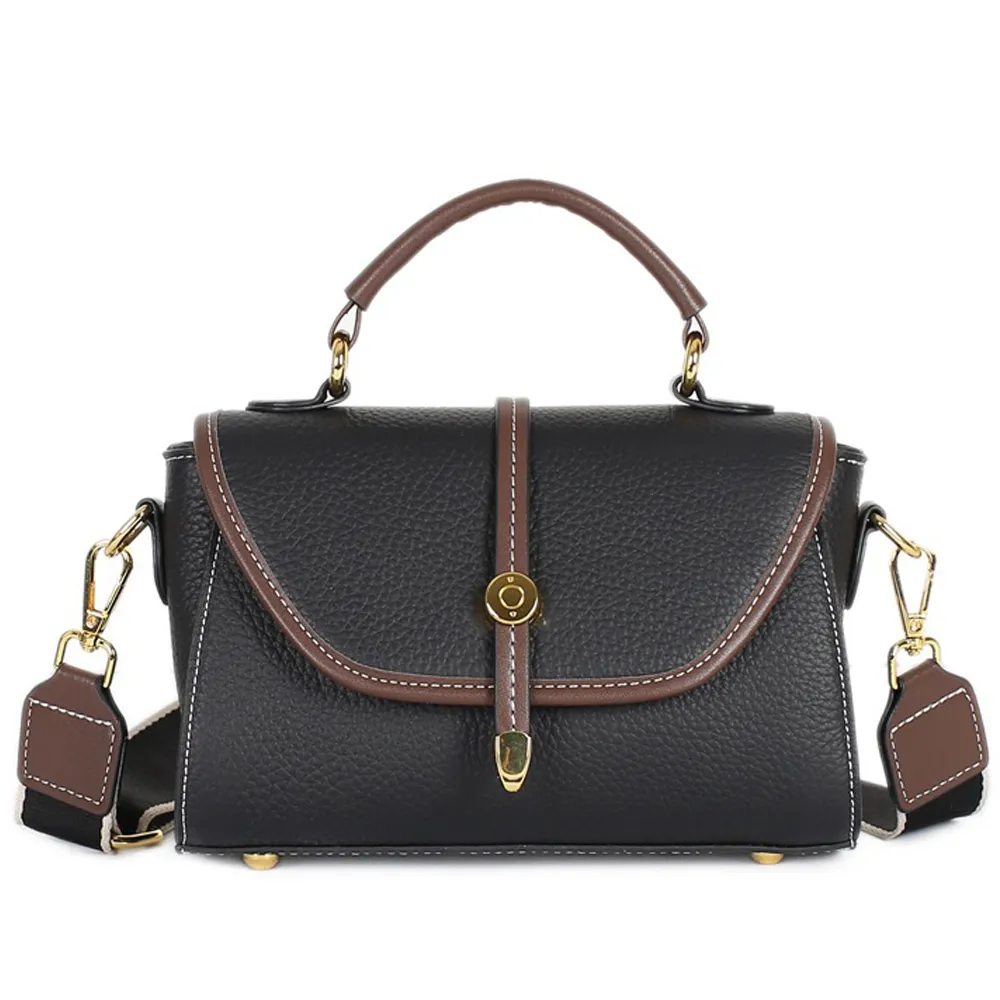 【伊卡柔Ikary】新款時尚百搭真皮女士托特包(6066酒紅) 歷史價格詳細信息