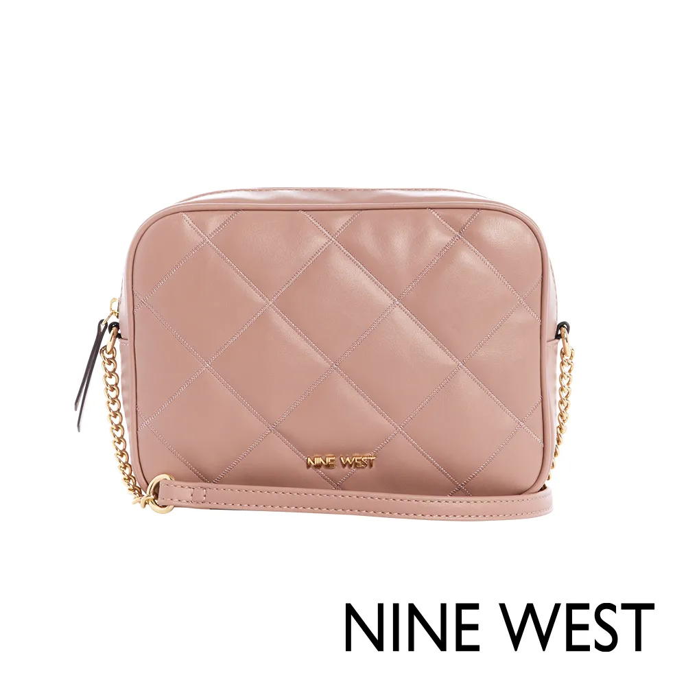 NINE WEST MADELAIN 經典菱格紋肩背包-乾燥玫瑰(534209) 歷史價格詳細信息