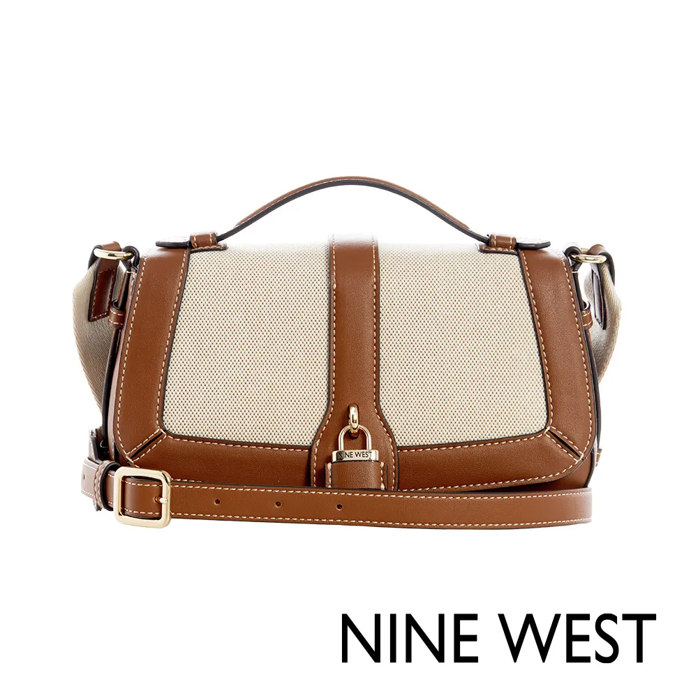 NINE WEST SHIRIN 經典拼接馬鞍包-黑色(130821) 歷史價格詳細信息