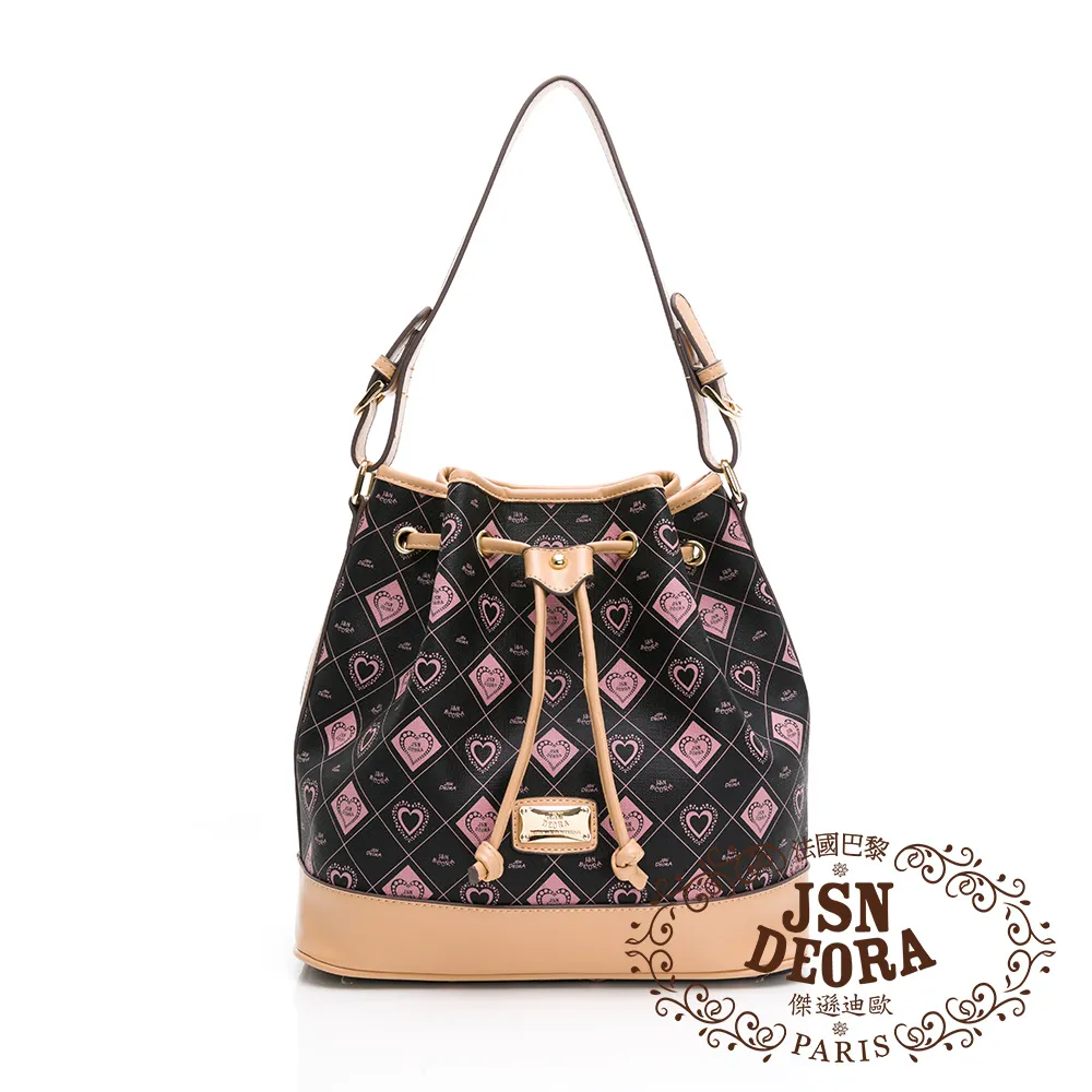 JSN - 莎士比亞貴族千鳥紋系列時尚馬鞍磁扣包-共2色 歷史價格詳細信息