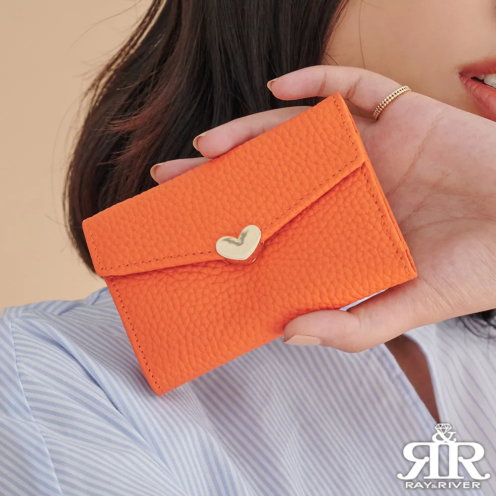 2R 頭層牛皮 Heart 迷你鑰匙設計短夾 莫綠 歷史價格詳細信息