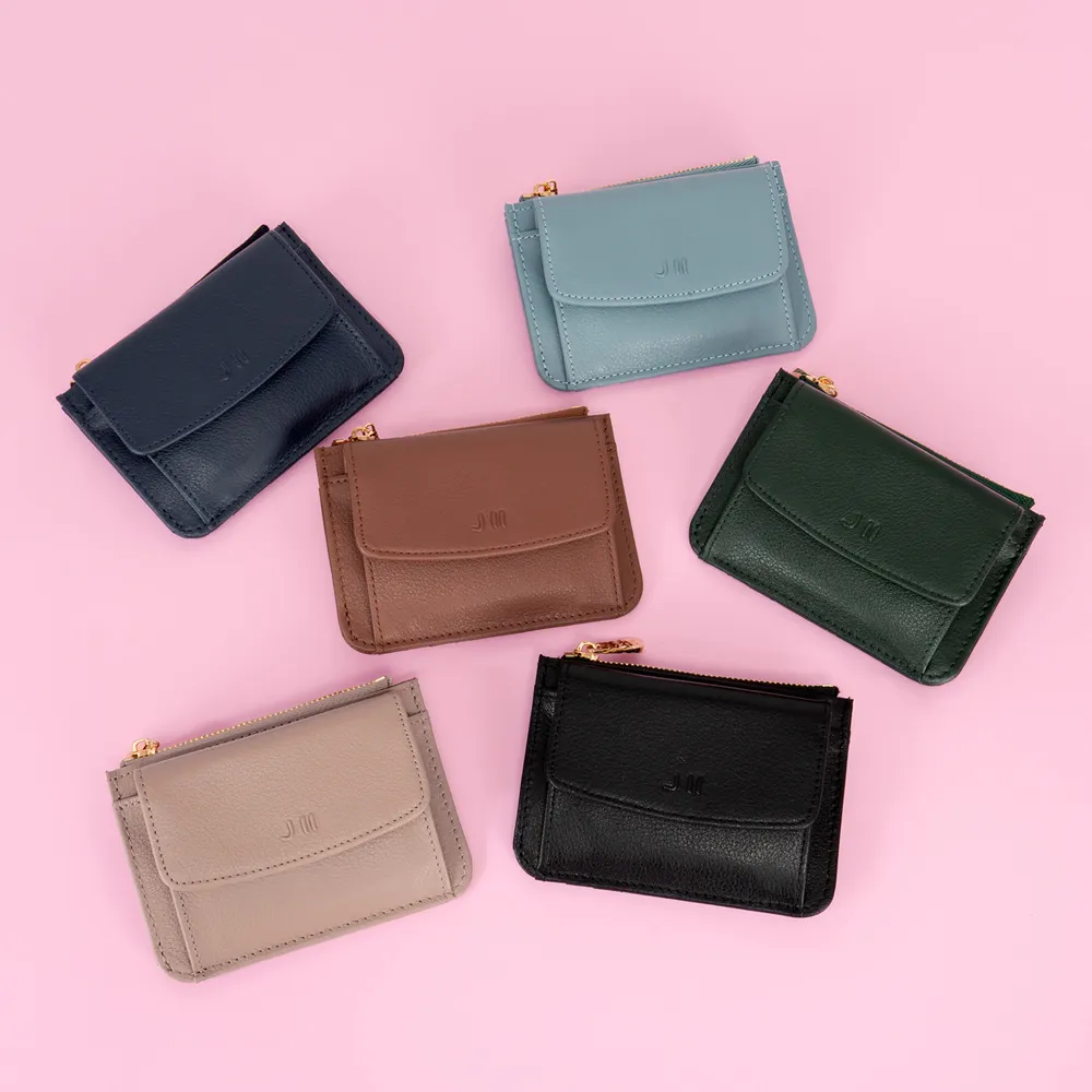 J II 零錢包-口袋牛皮卡片零錢包-3102-7-多色任選 歷史價格詳細信息