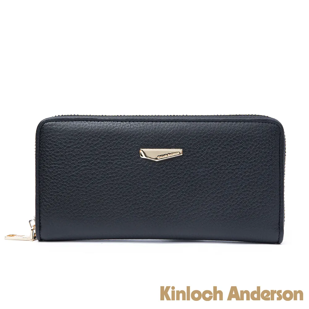 【金安德森】優雅迷漾 頭層牛皮L型拉鍊短夾-黑色 歷史價格詳細信息