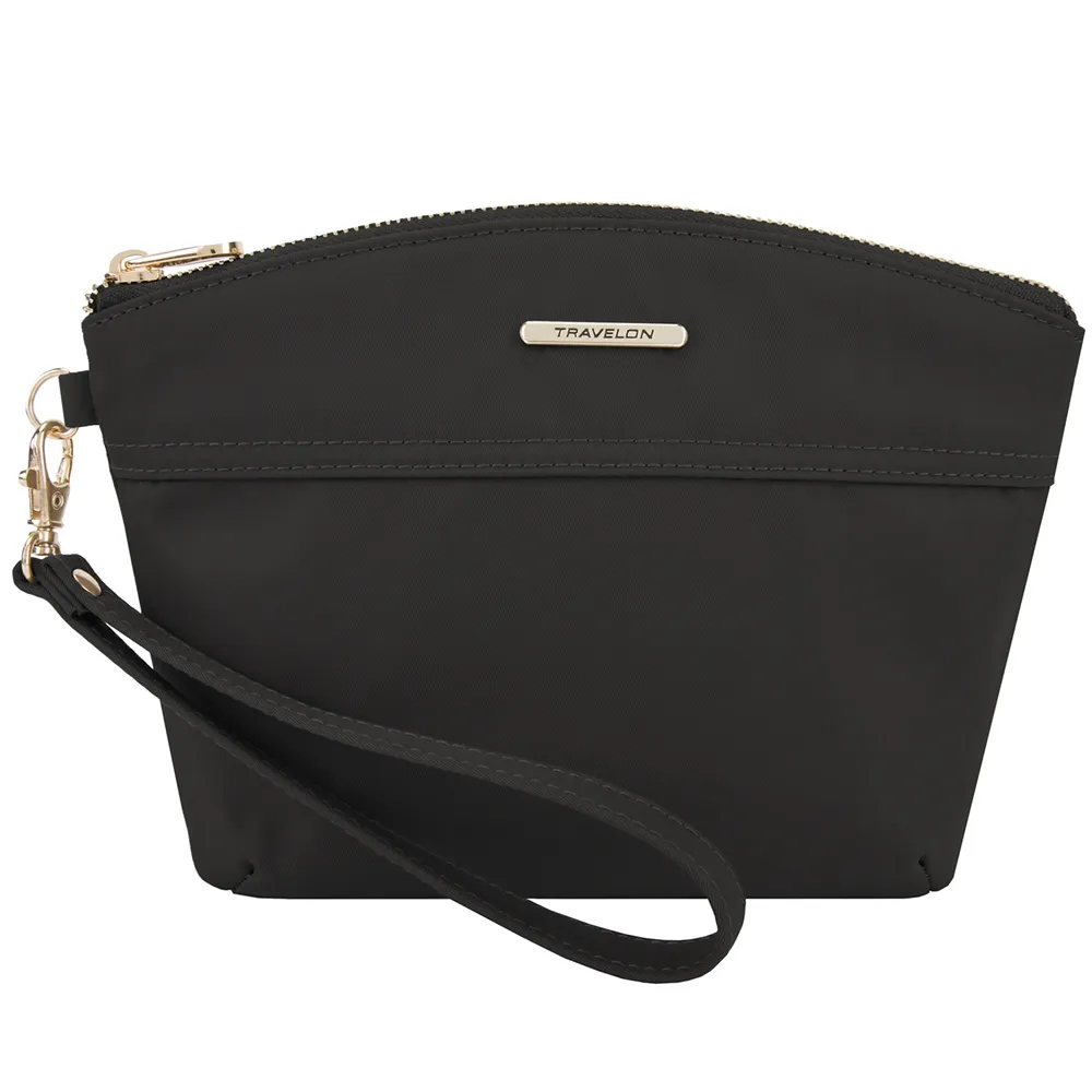 TRAVELON Tailored 3層隨身防盜斜背包(黑紫) 歷史價格詳細信息