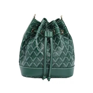 EMO 摩登格紋水桶包-經典黑 歷史價格詳細信息