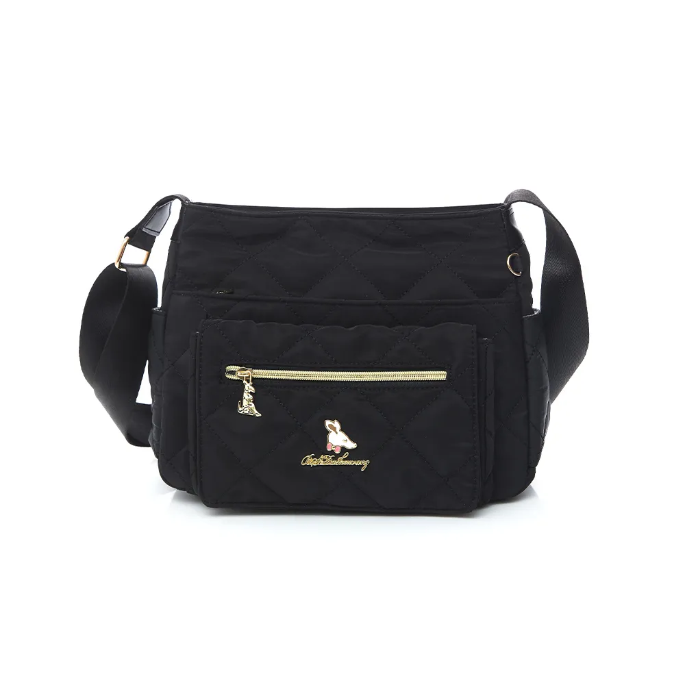 B.S.D.S冰山袋鼠 - 霓虹甜心 - 菱格多口袋造型後背包 - 黑加侖【Z116-AK】 歷史價格詳細信息