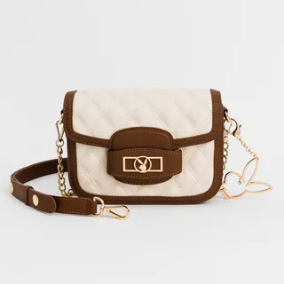 【PLAYBOY】翻蓋斜背包 Refined系列(米白色) 歷史價格詳細信息