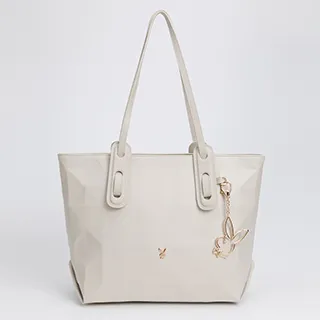 PLAYBOY - 托特包 Graceful系列 - 米白色 歷史價格詳細信息