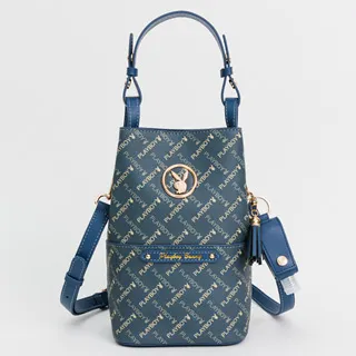 PLAYBOY - 後背包附長背帶 Fog迷霧系列 - 藍色 歷史價格詳細信息