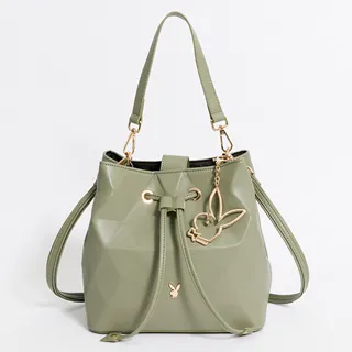 【PLAYBOY】水桶包附長背帶  Micky and Bunny系列(黑色) 歷史價格詳細信息