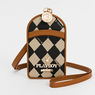 【PLAYBOY】證件套附頸掛繩與手挽帶 BALLERINA芭蕾兔系列(杏色) 歷史價格詳細信息