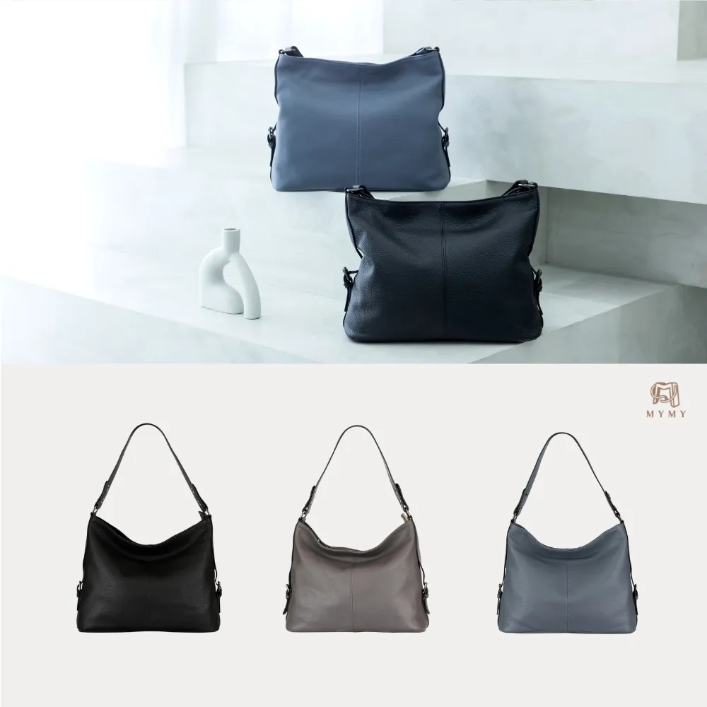 MYMY 荔枝紋牛皮腋下包 (側背/肩揹/斜揹/拉鍊層/多色/真皮/雙背帶) 歷史價格詳細信息